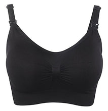 Carica l'immagine nel visualizzatore di Gallery, AMOURRI Reggiseno Donna da Allattamento Senza Cuciture e con XL, 3pcs (Negro) - Ilgrandebazar
