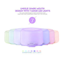 Carica l'immagine nel visualizzatore di Gallery, Umidificatore Ad Ultrasuoni 500ml （7 Led A Colori Variabili 2 500ml, Bianco - Ilgrandebazar