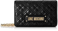 Carica l'immagine nel visualizzatore di Gallery, Love Moschino Jc4010pp1a, Borsetta da Polso Donna, 4x13x22 cm (W Nero (Nero)