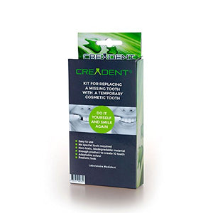 Creadent© Kit per sostituire provvisoriamente un dente mancante