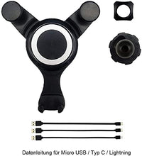 Carica l'immagine nel visualizzatore di Gallery, OYEFLY per Auto Mini Telefono per Auto Portatile Supporto e Supporto 360 Gradi di Rotazione Supporto di Ricarica per La Navigazione per Smart 453 Modello Forfour Fortwo