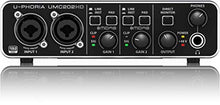 Carica l&#39;immagine nel visualizzatore di Gallery, Behringer U-PHORIA UMC202HD interfaccia audio 2x2 USB 24 BIT e 192 Khz con... - Ilgrandebazar
