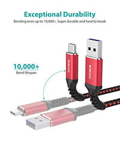 Carica l'immagine nel visualizzatore di Gallery, Nimaso Huawei Cavo USB C 5A[2Pezzi/2M+2M], Type-C 2M+2M, Rosso