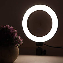 Carica l&#39;immagine nel visualizzatore di Gallery, EBTOOLS Lampada da tavolo per trucco con anello fotografia, 6 pollici...