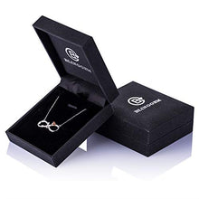 Carica l&#39;immagine nel visualizzatore di Gallery, BlingGem Collane Donna Rosé Fiore Infinito Oro Bianco Placcato Argento 925... - Ilgrandebazar