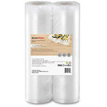 Carica l&#39;immagine nel visualizzatore di Gallery, Bonsenkitchen Sacchetti per Sottovuoto, 2 rotoli 28 x 2 Rotoli 28 x 600 cm - Ilgrandebazar