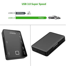 Carica l'immagine nel visualizzatore di Gallery, zedela USB 3.0 Super Speed Multi Card Reader 7 in 1, Lettore DKQ-All-USB