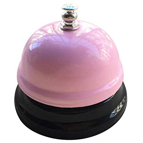 Xinlie Campanello Reception da Tavolo Metallo Campana Rosa