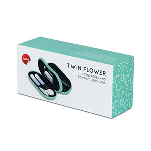 Balvi Astuccio Occhiali e Lenti Contatto Metallo Flower - Ilgrandebazar