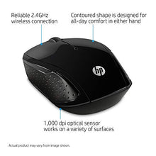 Carica l'immagine nel visualizzatore di Gallery, HP - PC 200 Mouse Wireless, Tecnologia LED Rosso, Laser fino a 1000 DPI, Nero
