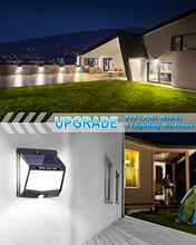 Carica l&#39;immagine nel visualizzatore di Gallery, SEZAC Luce Solare Led Esterno【6 Pezzi /3 Modalità】 Illuminazione a 270°Luci Solari Esterno con Sensore di Movimento, IP65 Impermeabile Lampada Solare da Esterno per Giardino, Patio e Garage