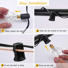 Carica l&#39;immagine nel visualizzatore di Gallery, Catena Luminosa Esterno, 12.8M 36 G40 Lampadine Luci da Esterno 36