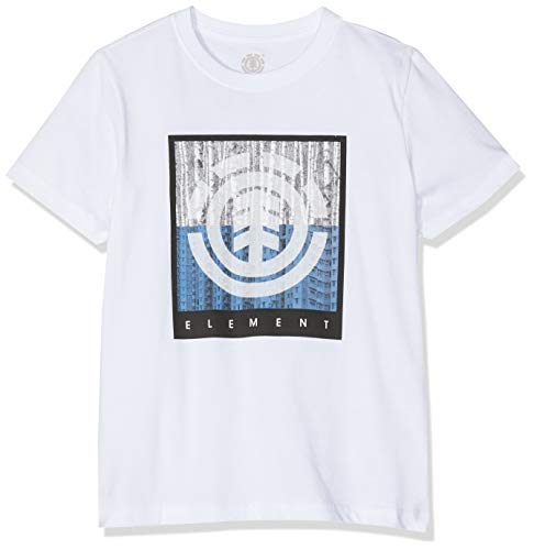 Element Density SS Boy, Tee Shirt Bambino, Optic White, XL - Ilgrandebazar