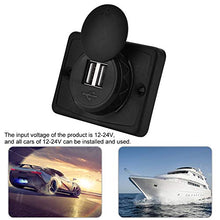 Carica l&#39;immagine nel visualizzatore di Gallery, Presa usb auto, di ricarica per caricabatterie con porta USB ABS...