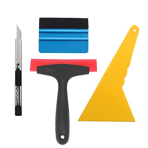 Gebildet 4 in 1 Spugna Set per Pellicola Auto Vinile/Pellicola...