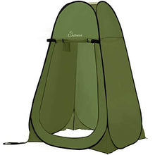 Carica l&#39;immagine nel visualizzatore di Gallery, WolfWise Tenda ad Apertura Istantanea Pop-Up Campeggio Spiaggia Bagno Verde