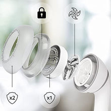 Carica l'immagine nel visualizzatore di Gallery, Duronic Rasoio per tessuti, FS16USB, debobbler, rimuove pelucchi e pelucchi dai vestiti, rimuove pelucchi e pelucchi, manico girevole, ricarica USB, custodia per ravvivare vecchi maglioni, maglioni,