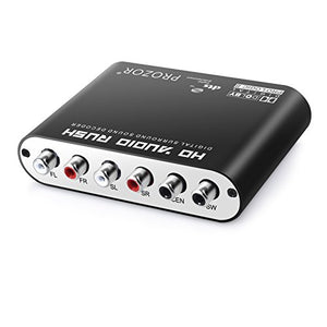 PROZOR DAC Digitale ad Analogico 5.1 Convertitore Adattatore per Dispositivi...