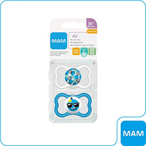 MAM 217111 - Ciuccio "Air" in lattice per maschietti dai 16 mesi su,... - Ilgrandebazar