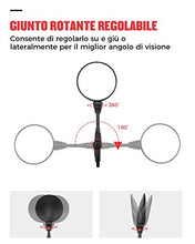Carica l&#39;immagine nel visualizzatore di Gallery, Moto Specchietto Retrovisore Omologati Universali Specchi Specchio...