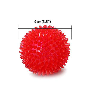 PET SPPTIES Squeak per aggressivi Chewers Giocattolo da Denti 3PCS Red