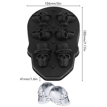 Carica l'immagine nel visualizzatore di Gallery, Aitsite 3Pcs Stampo Ghiaccio Cubetti in Silicone Tipo Piazza, Forma...