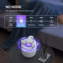 Carica l'immagine nel visualizzatore di Gallery, Uccidi Zanzare, Lampada Antizanzare Elettrica, Zanzariera Elettrica con Lampada UV, Trappola per zanzare USB, 180° Luce Insetticida per Uso da Interno ed Esterno, Zanzare, Mosche, Falene, Insetti