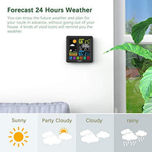 Carica l&#39;immagine nel visualizzatore di Gallery, Koogeek Stazione Meteo Wireless Orologio Digitale Multifunzionale con...