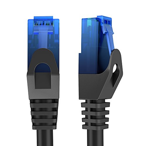 KabelDirekt Cavo di Rete, Ethernet e cavo Lan Trasmette fino a 20m, nero-blu - Ilgrandebazar