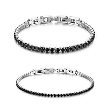 Carica l&#39;immagine nel visualizzatore di Gallery, JewelryWe Bracciale Coppia Donna Uomo Fidanzati con Zircone Lucido Perline... - Ilgrandebazar