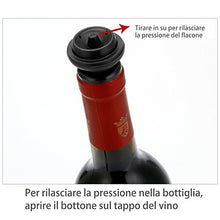 Carica l&#39;immagine nel visualizzatore di Gallery, Bedee Salvavino pompa + 5 Tappi incluso, Pompa di Aspirazione in... - Ilgrandebazar
