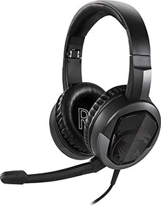 MSI Immerse GH30 V2 cuffia gaming con logo serigrafato nero, controller...