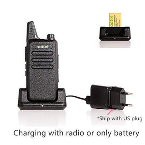 radtel rt-10 Walkie Talkie ricaricabile UHF 16 canali Scansione... - Ilgrandebazar