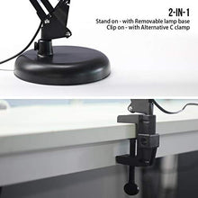 Carica l&#39;immagine nel visualizzatore di Gallery, LE Lampada da Scrivania LED con Braccio Girevole 40W, Portalampada E27,... - Ilgrandebazar
