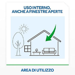 Raid Night & Day Base con Ricarica, Antizanzare e Antimosche con Sabbia Compressa, Confezione da 1 Diffusore e 1 Ricarica, Senza Profumo