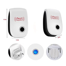 Carica l&#39;immagine nel visualizzatore di Gallery, Repellente ad Ultrasuoni per Topi, Repellente Ultrasuoni Anti Zanzare Ultrasuoni Interno Dispositivo Anti Topi, Insetti, Zanzare, Scarafaggi, Ratti, Formiche, Ragni 4 Pack