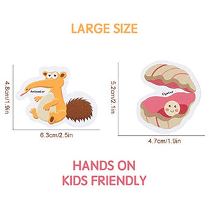 Baobë Animali Magneti Bambini,Magneti Frigo Bambini 3 Anni,Giocattoli - Ilgrandebazar