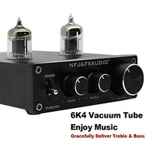 Carica l&#39;immagine nel visualizzatore di Gallery, docooler FX-Audio Mini HiFi Audio Preamplificatore 6K4 TUBE-03, Nero