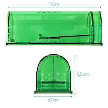 Carica l&#39;immagine nel visualizzatore di Gallery, Navaris 2X Trappola per Topi e Piccoli roditori - Set trappole catturare...