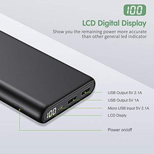 Trswyop Power Bank 26800mAh, 【Versione Migliorata】 Caricabatterie Portatile... - Ilgrandebazar
