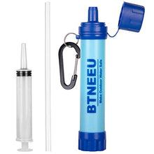 Carica l'immagine nel visualizzatore di Gallery, BTNEEU Filtro Acqua Outdoor 1500L Personale Rimuove 99.99%...