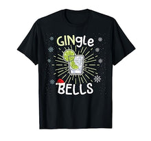 Carica l'immagine nel visualizzatore di Gallery, Divertente Gingle Bells Natale Gin Pun regalo di Natale Maglietta