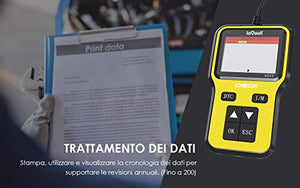ieGeek OBD2 Diagnosi Auto Italiano, Scanner di Guasto Motore Cancella Errore...