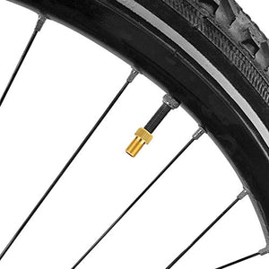 QKURT Adattatore da 4pcs Presta a Schrader Bike Valve Adaptor, in Alluminio...
