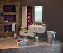 Carica l&#39;immagine nel visualizzatore di Gallery, Kis Chic Portabiancheria - Decorato Da 60 Lt - 44X35X61H... - Ilgrandebazar