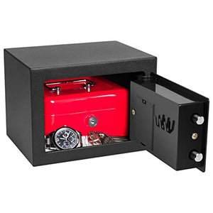 Homesafe HV17E Cassaforte Elettronica, 17x23x17cm (HxWxD), (HxWxD) - Ilgrandebazar