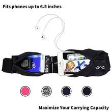 Carica l&#39;immagine nel visualizzatore di Gallery, Eono by Amazon - Marsupio Sportivo Cintura da Corsa, Impermeabile e Nera