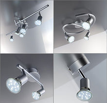 Carica l&#39;immagine nel visualizzatore di Gallery, B.K. Licht Faretti LED da soffitto orientabili, include 2 lampadine GU10 da... - Ilgrandebazar