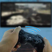 Carica l&#39;immagine nel visualizzatore di Gallery, Diswoe Bluetooth senza fili Controller di gioco per PS3 Sostituzione Nero