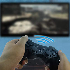 Diswoe Bluetooth senza fili Controller di gioco per PS3 Sostituzione Nero